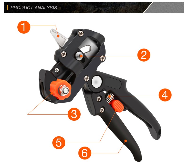 Gardening Tools To Cut Branches - تطعيم فيلم تطعيم مقص فرع النبات