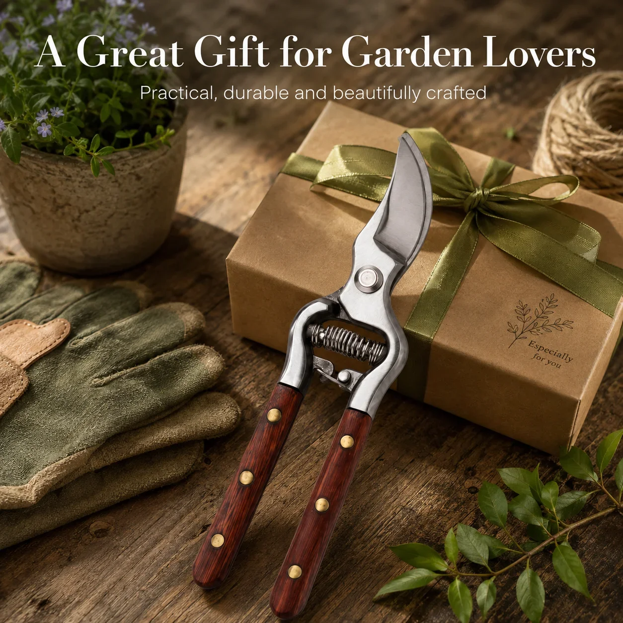 Gardening Tools To Cut Branches - مقص تقليم من الفولاذ المقاوم للصدأ