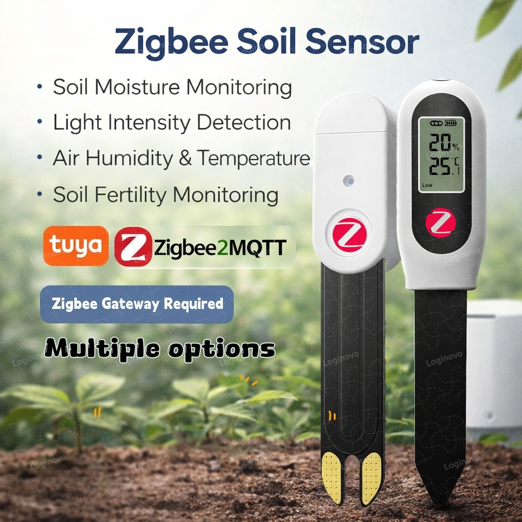 Moisture Meter Plant - مستشعر رطوبة التربة زيجبي، جهاز ذكي