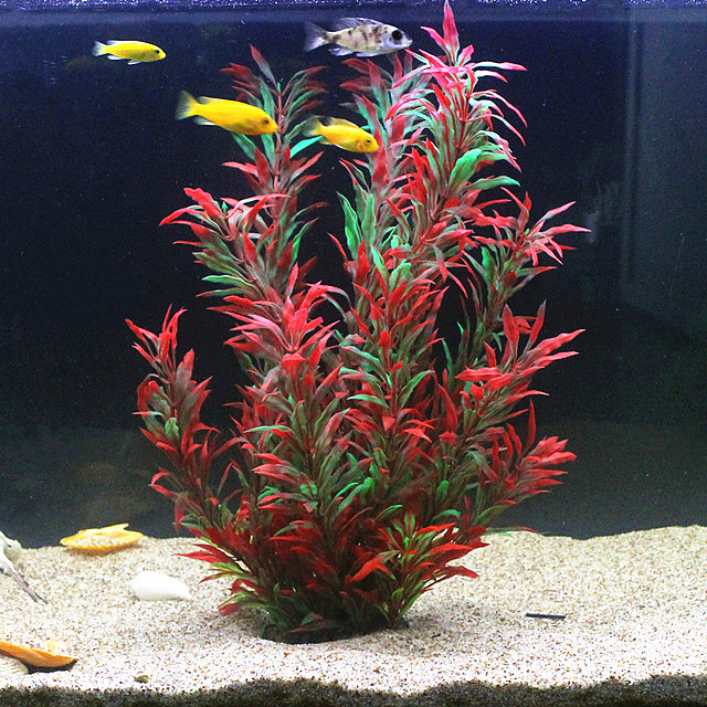 Aquaponics Fish Tank - نباتات اصطناعية نادرة لأحواض السمك بطول