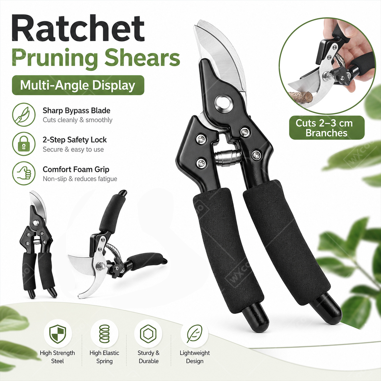 مقص من الفولاذ المقاوم للصدأ ل - مراجعة Gardening Tools To Cut Branches وسعره