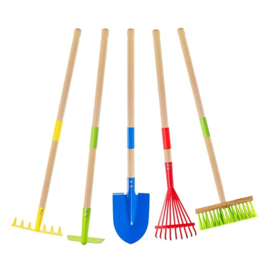 مجموعة أدوات الحدائق: مجرفة آم - مراجعة Gardening Tools For Toddlers وسعره