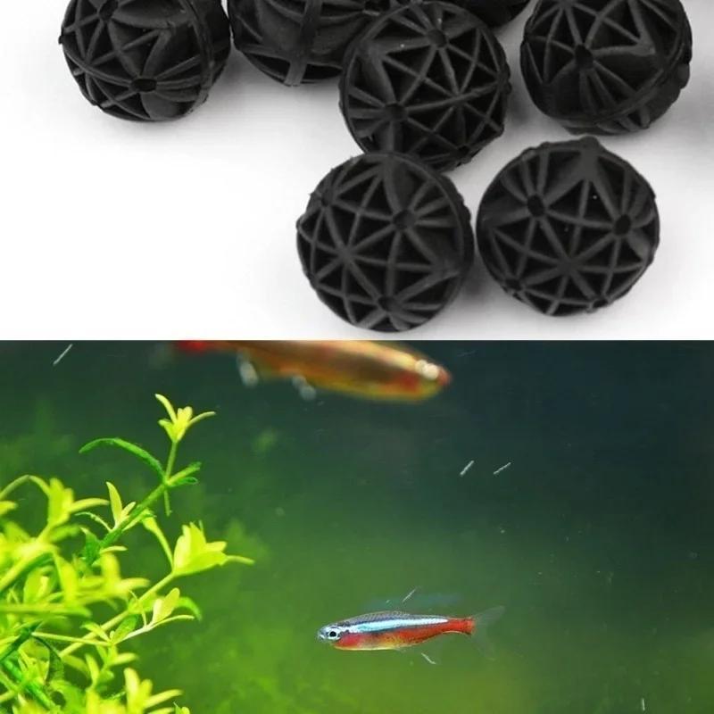 50 قطعة من كرات الفلتر البيولو - مراجعة Aquaponics Fish Tank وسعره