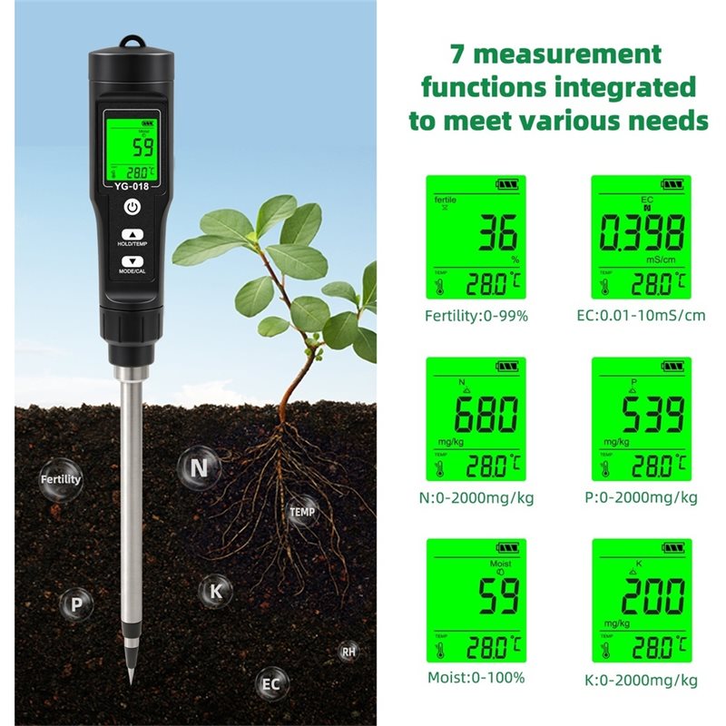 [جديد! ABSV] جهاز قياس متعدد ا - مراجعة Moisture Meter Plant وسعره