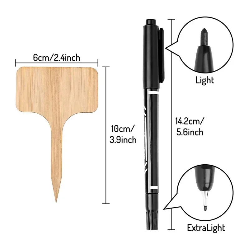 10-60 قطعة من علامات النباتات  - مراجعة Gardening Tools Types وسعره