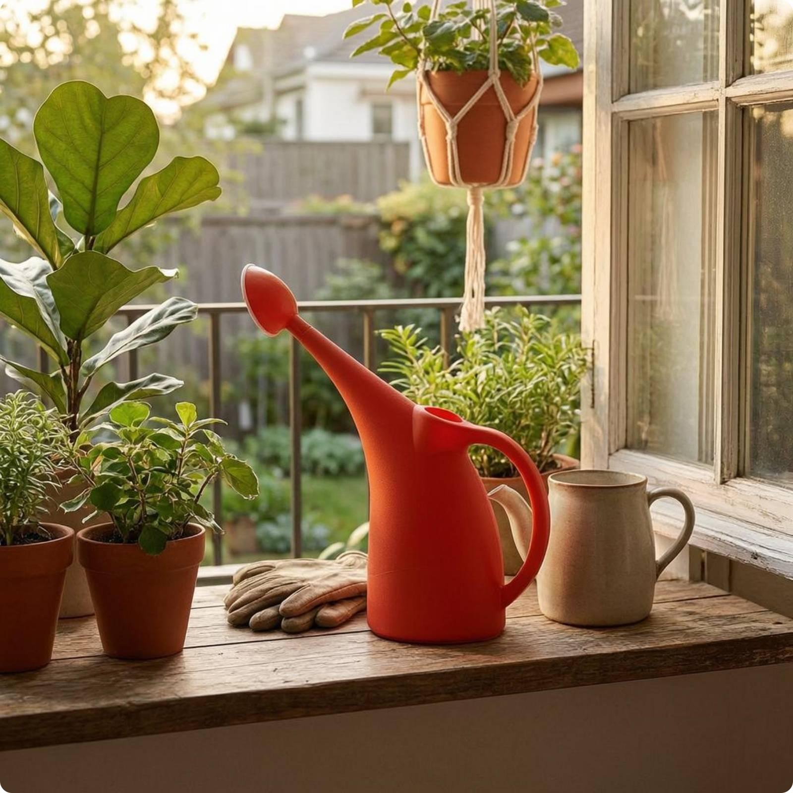 إبريق سقي للنباتات الداخلية بف - مراجعة Watering Can Long Spout وسعره