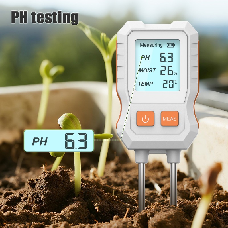 جهاز اختبار التربة الرقمي 3 في - مراجعة Moisture Meter Plant وسعره