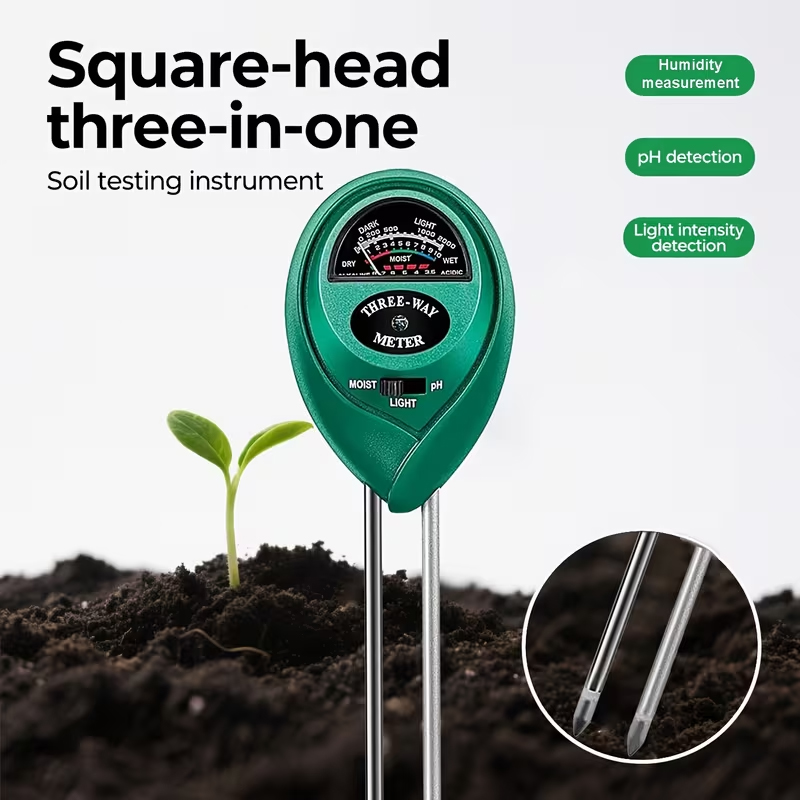 جهاز اختبار التربة 3 في 1 (مقي - مراجعة Moisture Meter Plant وسعره