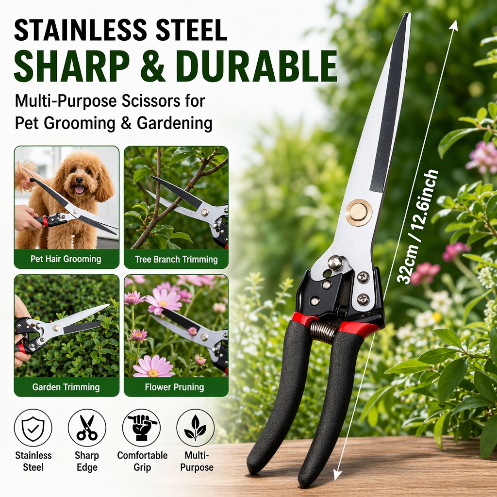 مقص ثقيل مقص غنم مقص تقليم الح - مراجعة Gardening Tools To Cut Branches وسعره