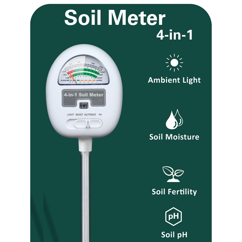 4-In-1 مقياس رطوبة التربة التر - مراجعة Moisture Meter Plant وسعره