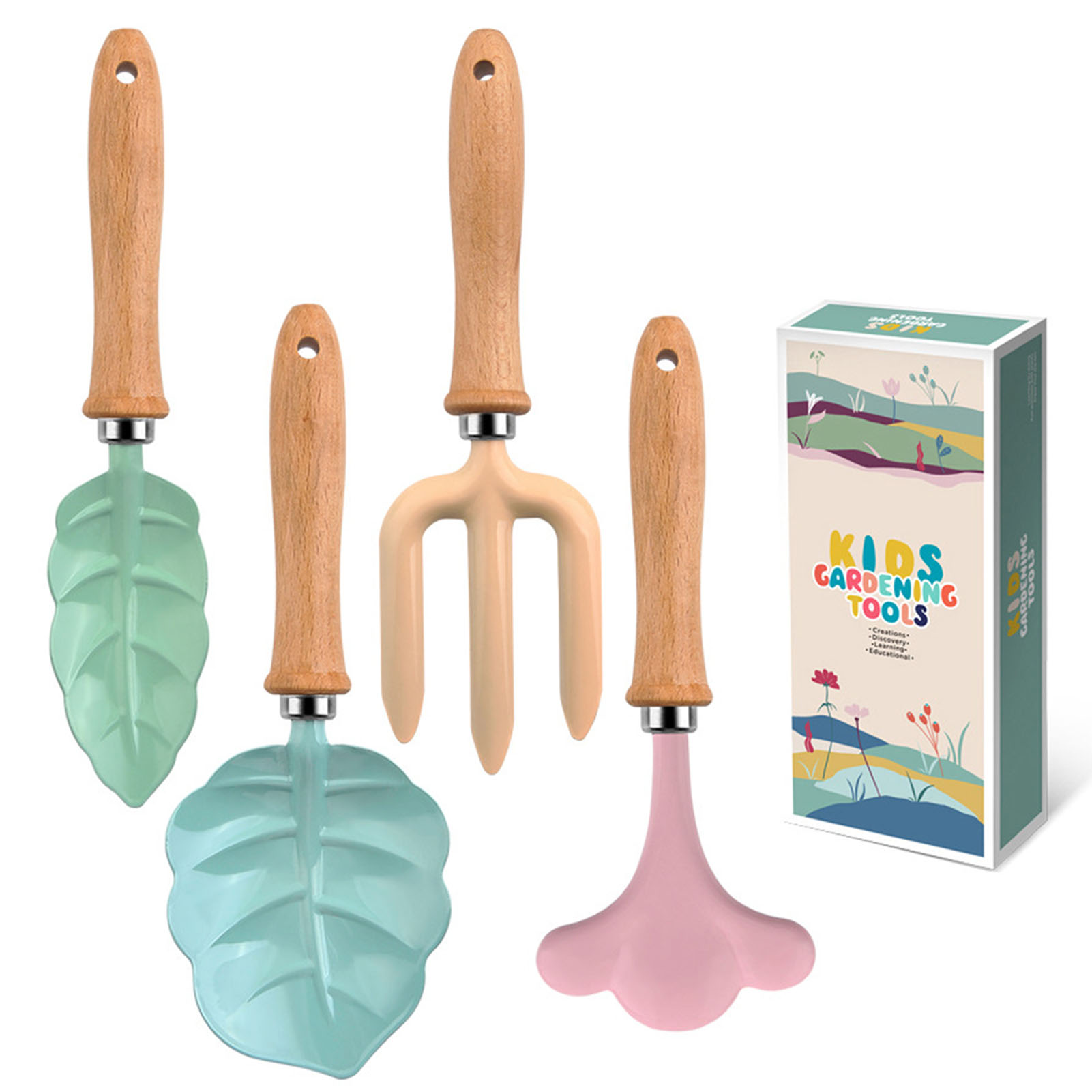 مجموعة أدوات آمنة ملونة للأطفا - مراجعة Gardening Tools For Toddlers وسعره